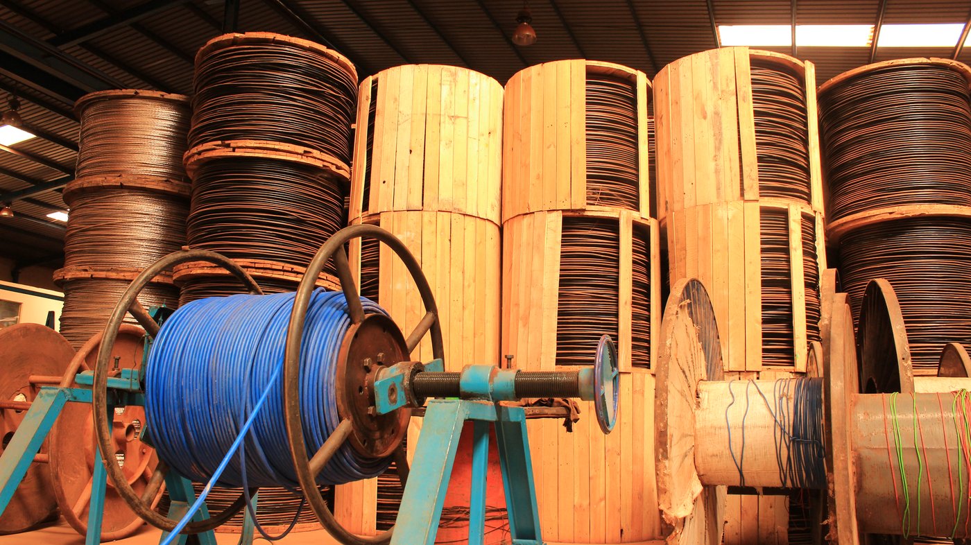 Hi-Tech Metal Industries – cable drums and rewinding machines at Seeta factory, Uganda